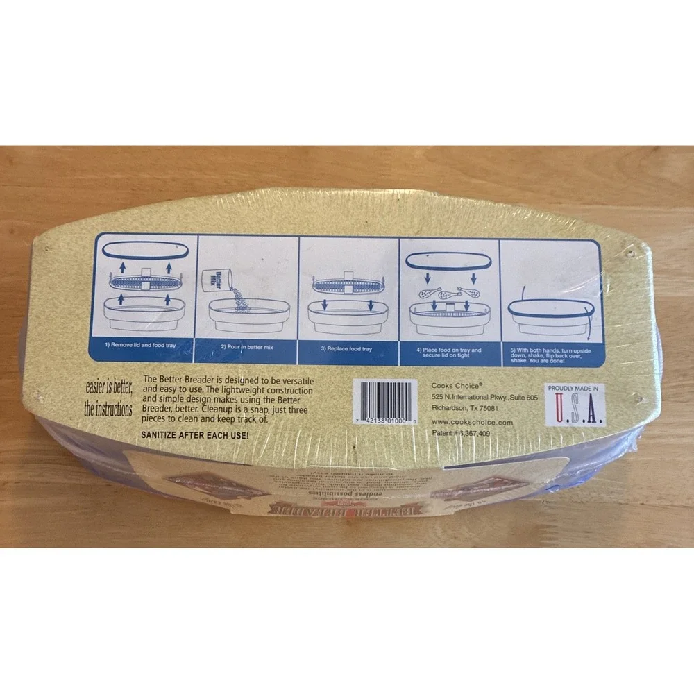 Cooks Choice Better Breader New Sealed